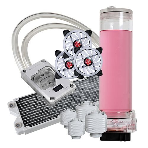 몬스타 데빌하트 360 AMD 커스텀수냉 키트 (화이트)_이미지