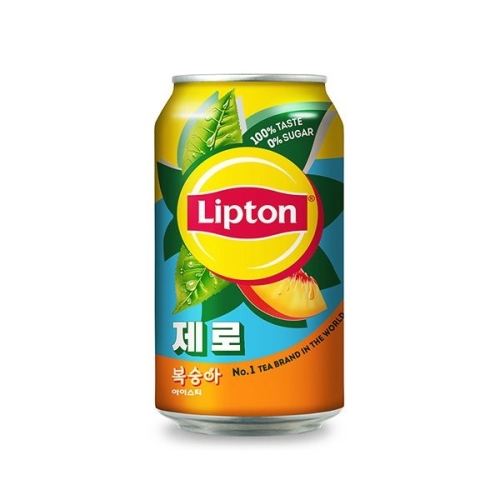 롯데칠성음료 립톤 제로 아이스티 복숭아 355ml (48개)_이미지