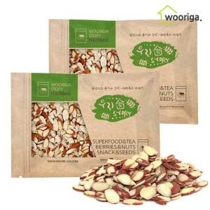 우리가스토리 아몬드 슬라이스 1kg (2개)_이미지