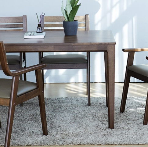 베스트리빙 루마니아 마티나 원목 식탁 1200 (의자4개)_이미지