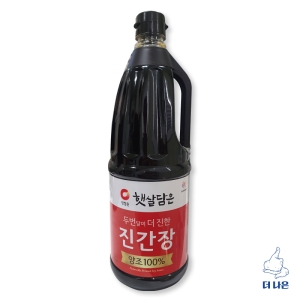 청정원 두번달여 더 진한 진간장 골드 1.7L (1개)_이미지