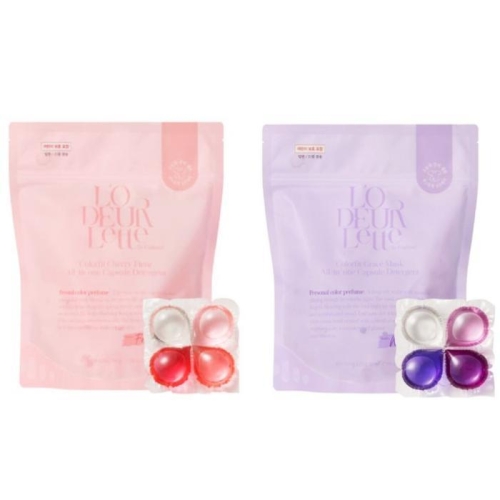 컬러핏 올인원 캡슐세제 체리 플뢰르 30개입 + 그레이스 머스크 30개입