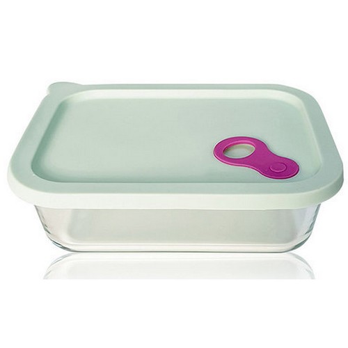 실리콘 오븐글라스 직사각 630ml