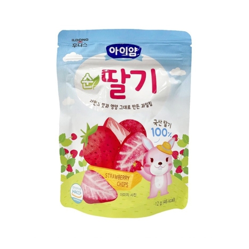 일동후디스 과일칩 순딸기 12g (2개)_이미지