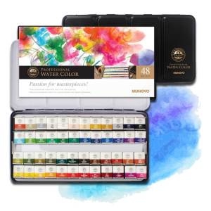 문교 수채 고체물감 (48색)_이미지