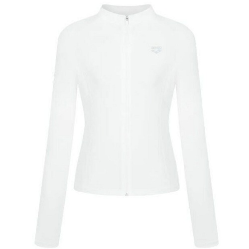 아레나 코어 레귤러핏 집업 래쉬가드 A6BL1QR41WHT_이미지