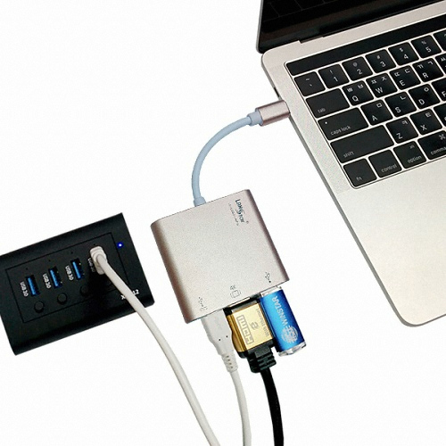 라인업시스템 LANSTAR LS-USB31-MPS (3포트/USB 3.0 Type C)_이미지