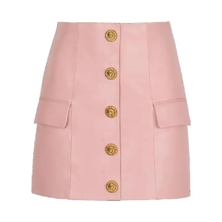 발망 Testa di leone skirt Pink GF1LBB29LE044HR