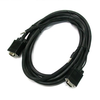 강원전자 NETmate RGB(D-SUB) + Stereo (M/M) 통합 케이블 (10m)_이미지