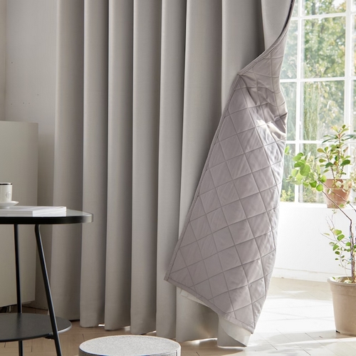 뷰하우스 분리형 워밍 방한 방풍 보온 패딩 커튼 (중형, 135x228cm)_이미지