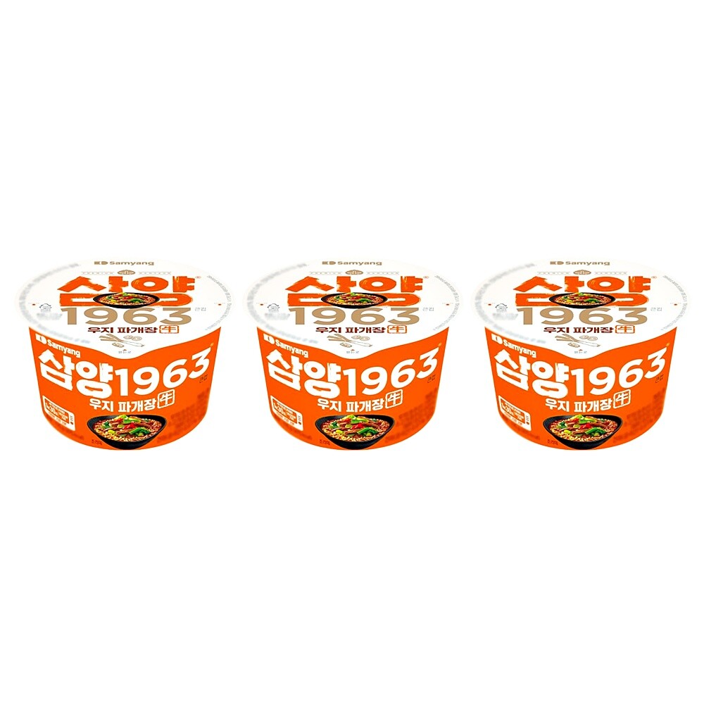 삼양식품 삼양 1963 큰컵 우지 파개장 115g (3개)_이미지