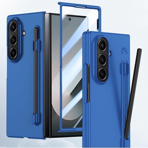 수나르 갤럭시Z 폴드7 액정보호 터치펜 포함 하드 케이스