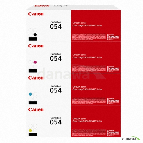 Canon ��ǰ CRG-054BK, CRG-054C, CRG-054M, CRG-054Y 4�� ��Ʈ
