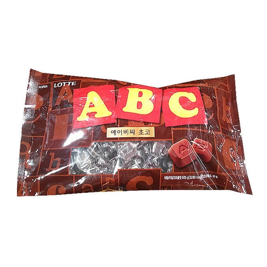 롯데웰푸드 ABC 초콜릿 565g (1개)