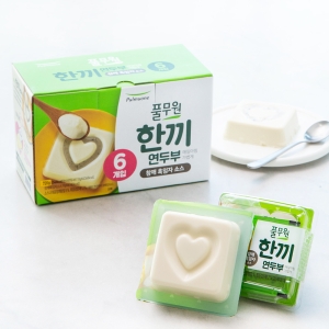 한끼 연두부 + 참깨 흑임자 소스 110g 6개