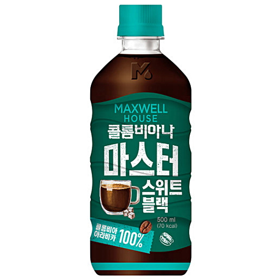 동서식품 맥스웰하우스 콜롬비아나 마스터 블랙커피 500ml 48개_이미지