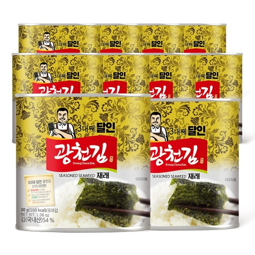 광천김  3대째 달인 재래캔김 30g 10개166813