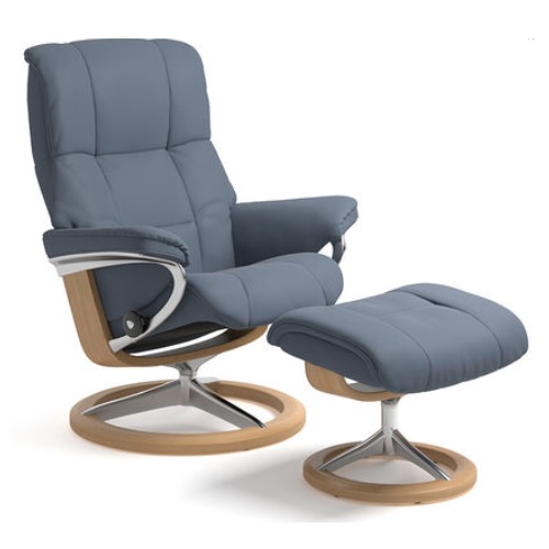 에코르네스 스트레스리스 메이페어 시그니쳐 팔로마 천연가죽 리클라이너 1인용 (스툴포함)