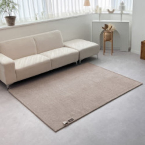 북유럽풍 모던 브라운 전기 카페트매트