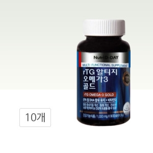 뉴트리디데이 rTG 알티지 오메가3 골드 90캡슐 (10개)