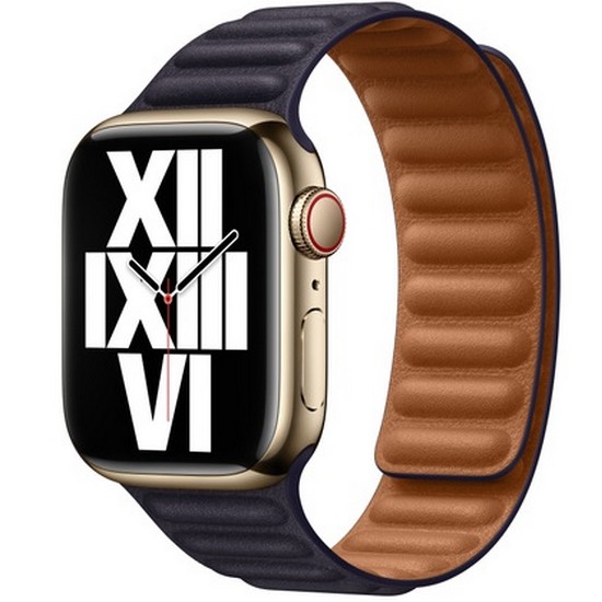APPLE 워치 가죽 링크 S/M (잉크) (38mm/40mm/41mm)_이미지