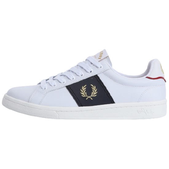 프레드페리 FRED PERRY 새로워진 스니커즈 SFPU2132387-162 B721 레더 사이드 패널 162