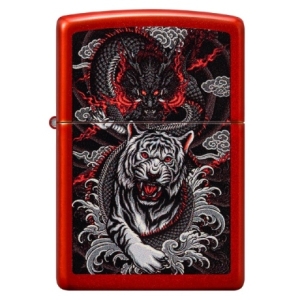  신명글로빅스 ZIPPO 라이터 48933 Dragon Tiger Design ZPN1MA025