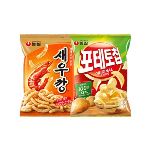 새우깡 90g x 4봉 + 자갈치 90g x 4봉