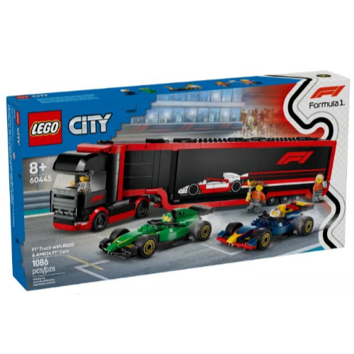 레고 F1 트럭과 RB20 & AMR24 F1 레이스 카 (60445)이미지입니다. 누르면 해당 게시물로 새창이동합니다.