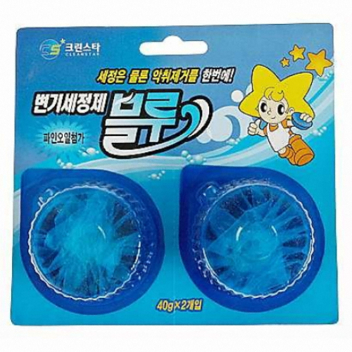 크린스타 변기세정제 블루 2입