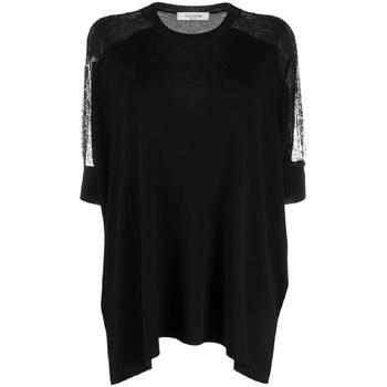 발렌티노 가라바니 레이스 패널 디테일 니트 탑 BKC15Z5MH TP43830167_이미지