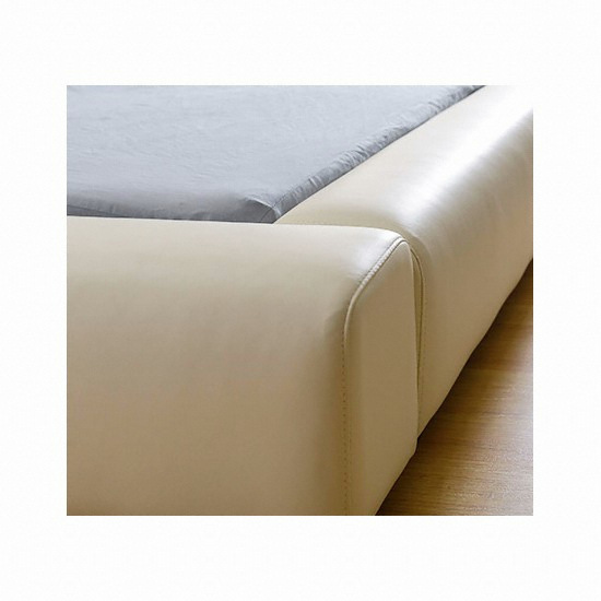 장인가구 슈가 가죽 저상형 밸런스형 패밀리침대 SS+SS (독립스프링)_이미지