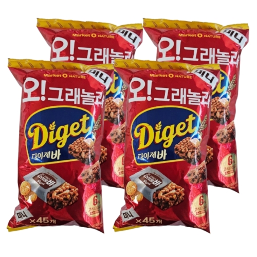 오리온 오그래놀라 다이제바 미니 483g (4개)_이미지
