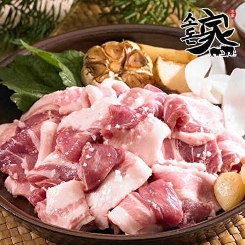 소소한돈가 소돈가 한돈 돼지한마리 냉장 뒷고기 모듬 1kg (2개)_이미지