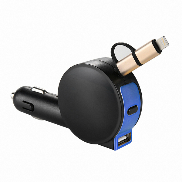 이지넷유비쿼터스 2포트 USB 차량용 충전기 NEXT-1405CHB