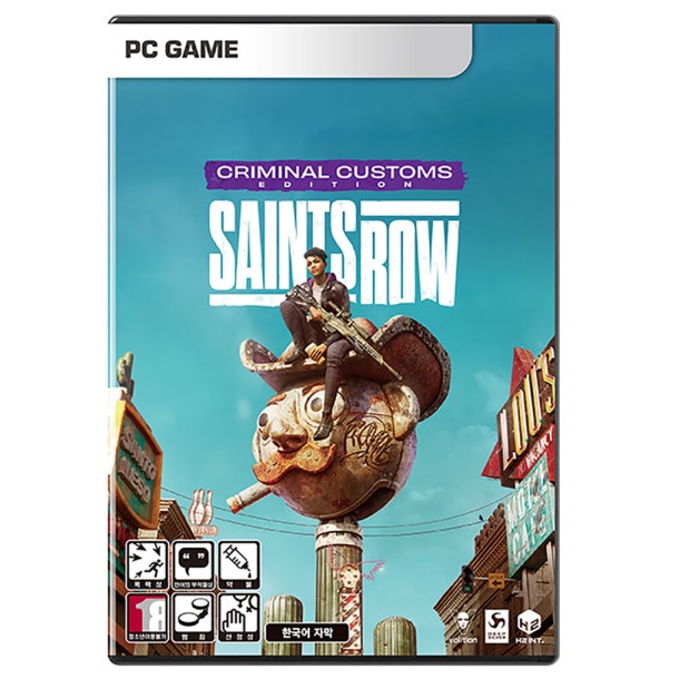  세인츠 로우: 리부트 PC 크리미널커스텀에디션,CIB,한글판