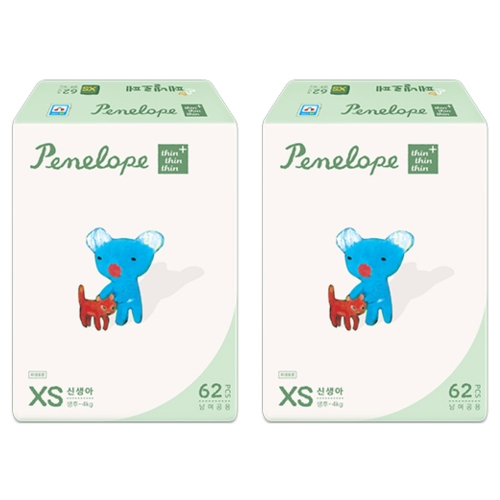 페넬로페 씬씬씬 플러스 밴드형 신생아용-공용 (124매)_이미지