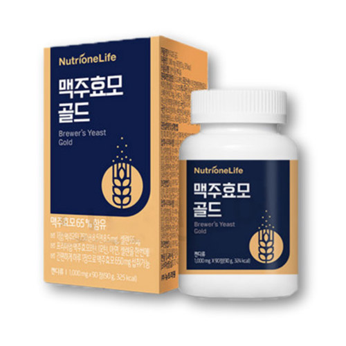 뉴트리원 맥주효모 골드 1000mg 90정 (1개)