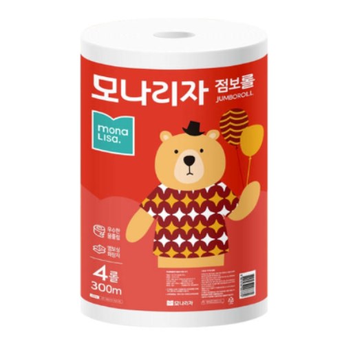 모나리자 점보롤 2겹 300m (16롤)