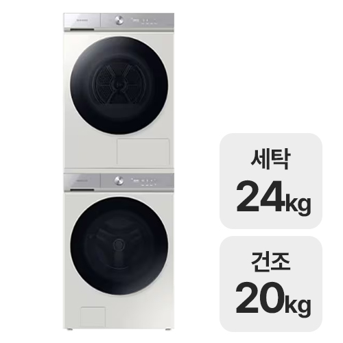 삼성전자 비스포크 AI WF24B8200KE + DV20B8710BE