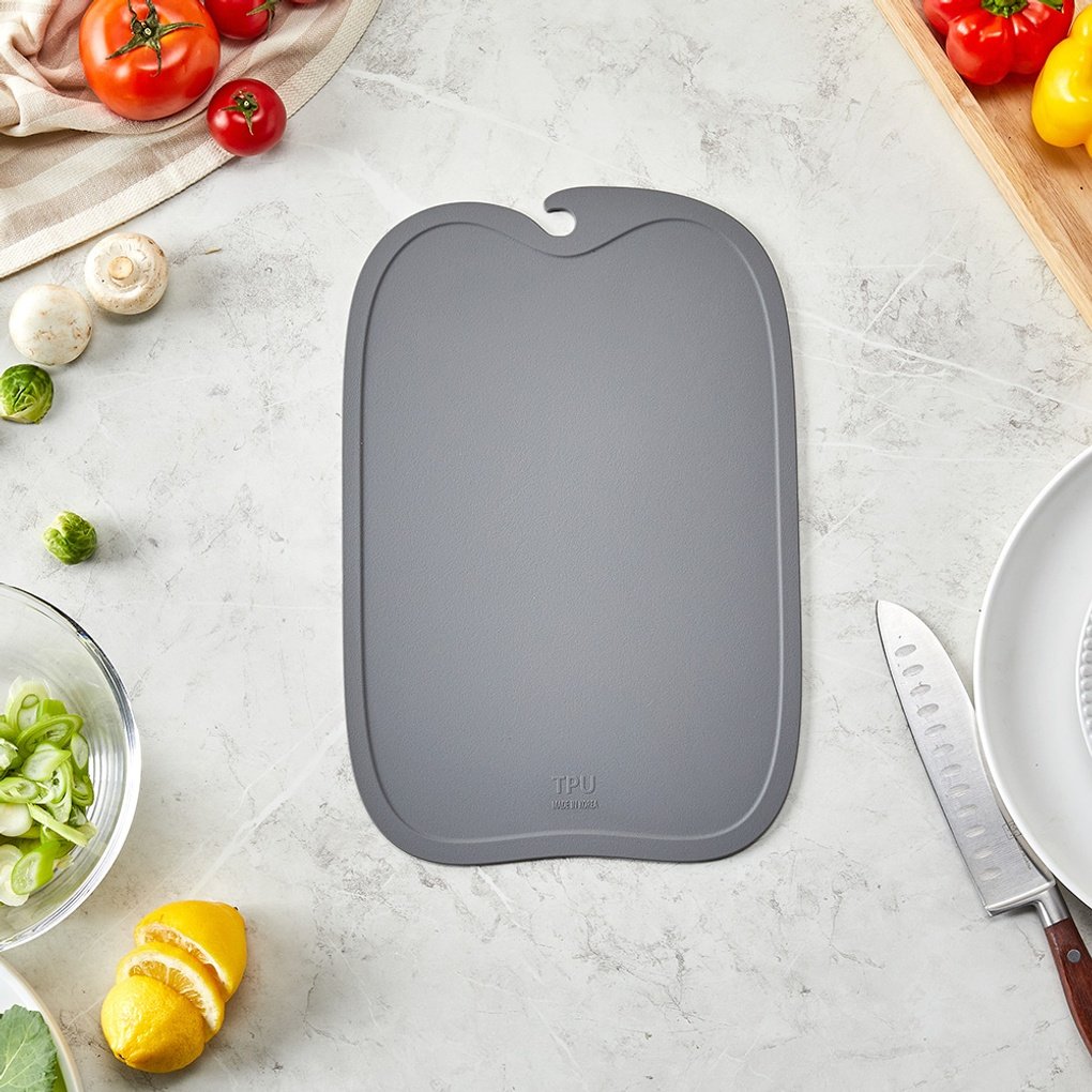 엠에이치앤코 모던하우스 칼집이 잘 나지 않는 TPU 애플 도마 (39x27cm)_이미지