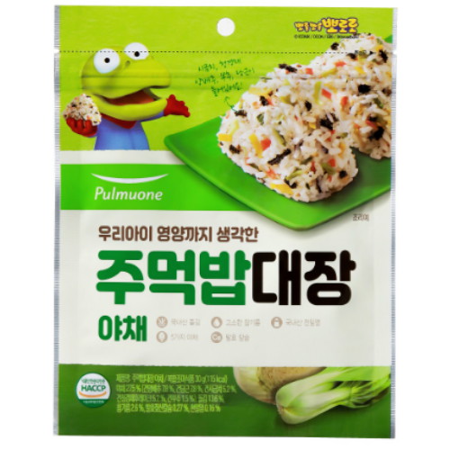 풀무원 주먹밥 대장 야채 30g (1개)_이미지