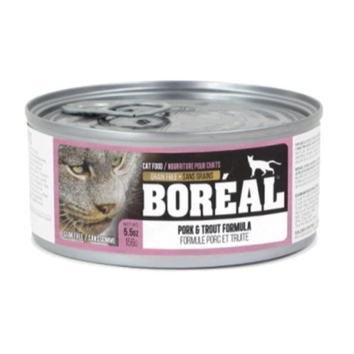 보레알 캣 돼지고기&송어 캔 156g (6개)_이미지