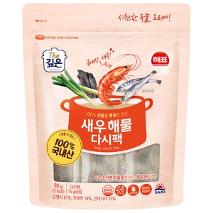 해표 새우해물 다시팩 15g 6입 1개 / 육수 국물팩