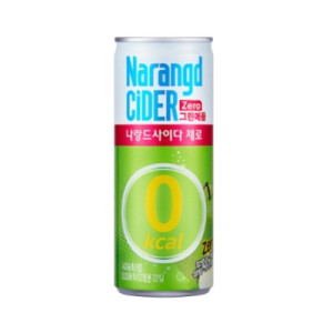동아오츠카 나랑드 사이다 제로 그린애플 245ml (4개)_이미지