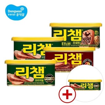 동원F&B <b>리챔</b> <b>200g</b> 10개 + <b>리챔</b> 120g 1개