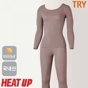 TRY 여성 르네즈 히트업 플러스 상하세트