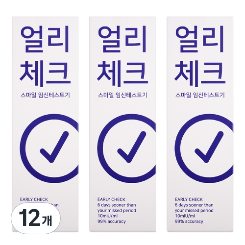 스마일랩 얼리체크 스마일 임신테스트기 1개입이미지입니다. 누르면 해당 게시물로 새창이동합니다.