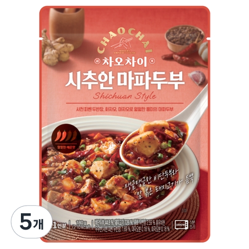 샘표식품 샘표 차오차이 시추안마파두부 180g (5개)_이미지