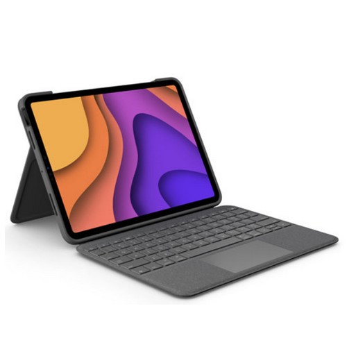 로지텍 iPad Air 11 M2 폴리오 터치 키보드 케이스 (정품)_이미지